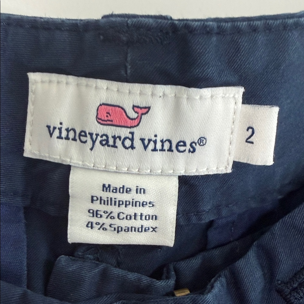 Vineyard Vines Dark Blue Women's Shorts - Picture 3 of 7
